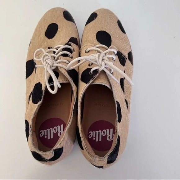 Rollie Nation Calf Hair Polka Dot Oxford - Picture 5 of 14